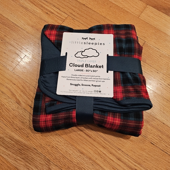 Little Sleepies Other - Little Sleepies Tartan Cloud blanket
